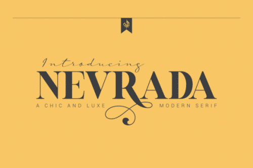 Nevrada Serif Font 1