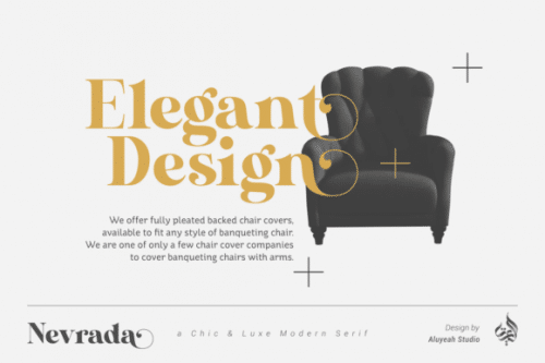 Nevrada Serif Font 5