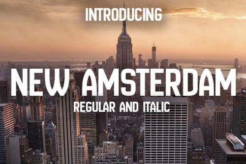 New Amsterdam Font Family 1