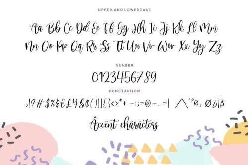 Nicholia Modern Calligraphy Font  6