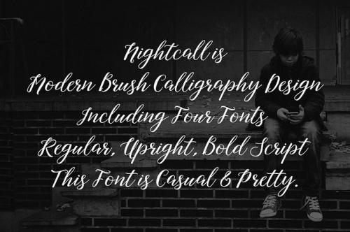 Nightcall Script Font 2