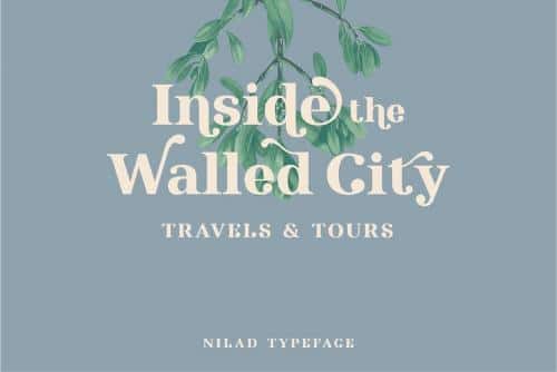 Nilad Modern Serif Typeface 12