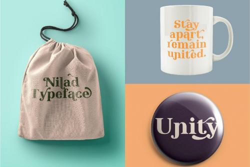 Nilad Modern Serif Typeface 13