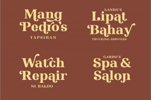 Nilad Modern Serif Typeface 7