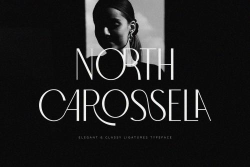 North Carossela Ligature Sans Typeface 1