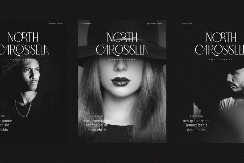 North Carossela Ligature Sans Typeface 2