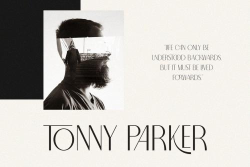 North Carossela Ligature Sans Typeface 3