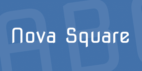 Nova Square Font 1