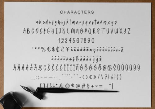 Orlando Handwritten Font  6