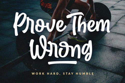 Outbreak Bold Handwritten Font  3