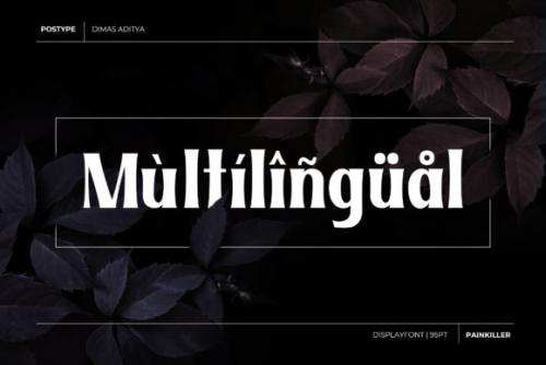 Painkiller Display Font 8