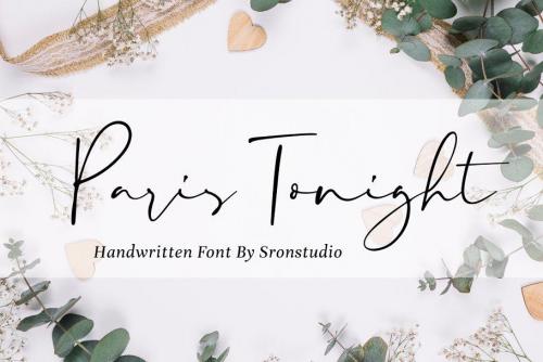Paris Tonight Signature Font