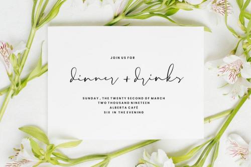 Paris Tonight Signature Font  6