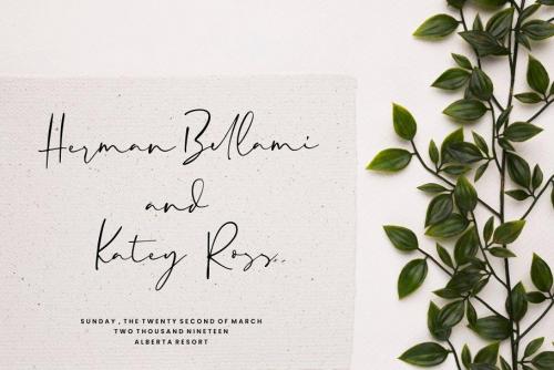 Paris Tonight Signature Font  8