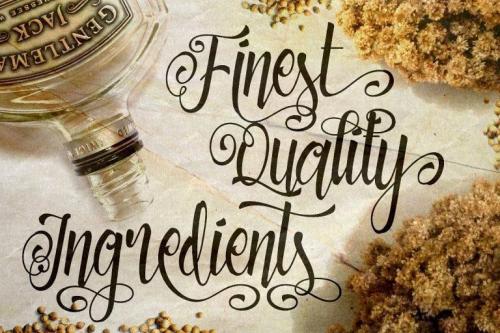 Patronia Calligraphy Font 1