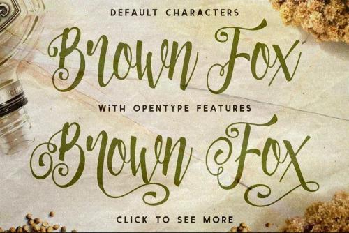 Patronia Calligraphy Font 4