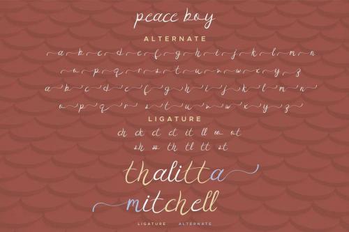 Peace Boy Font Duo 3