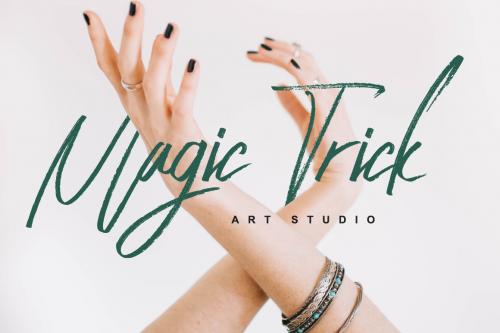 Peace Maker Brush Font 5