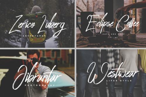 Peace Maker Brush Font 6