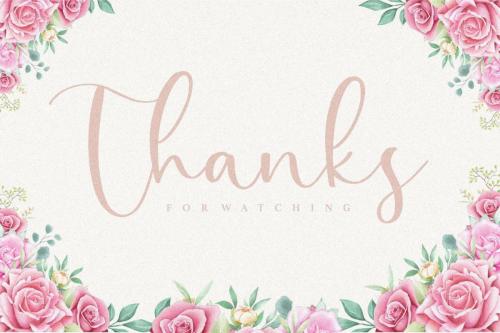 Perfect Garden Modern Handwritten Font  6