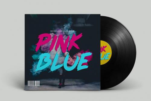 Pink Blue Font 3