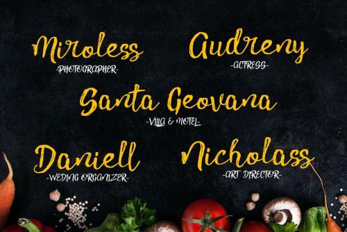 Pink Gladiolus Font 5