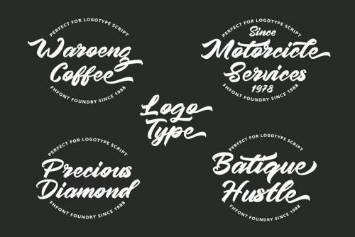 Pintenium Brush Font 4