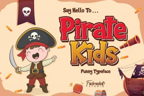 Pirate Kids Cartoon Font