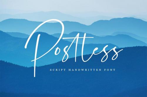 Postless Handwritten Script Font 1