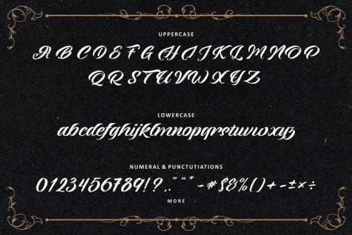 Pottery Crafting Script Font 12