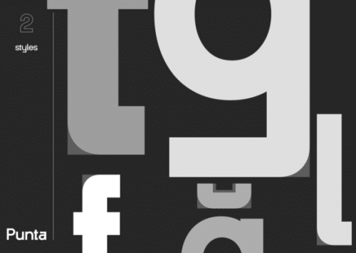 Punta Geometric Sans Serif Font 3