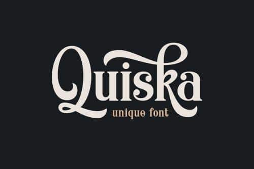 Quiska Font 1