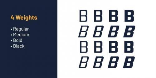 Quub Sans Serif Font Family 2