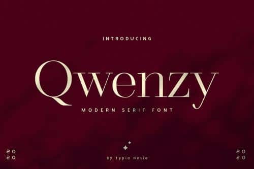 Qwenzy Elegant Serif Font