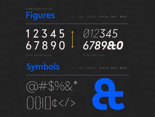 R-Flex Sans Serif Font 2