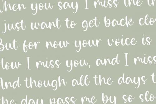 Rainbow Universe Handwritten Font 5