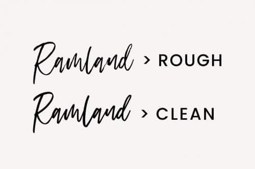 Ramland Handwritten Font 2