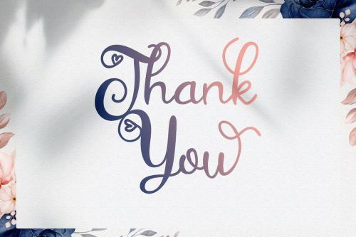 Rathury Decorative Script Font  14