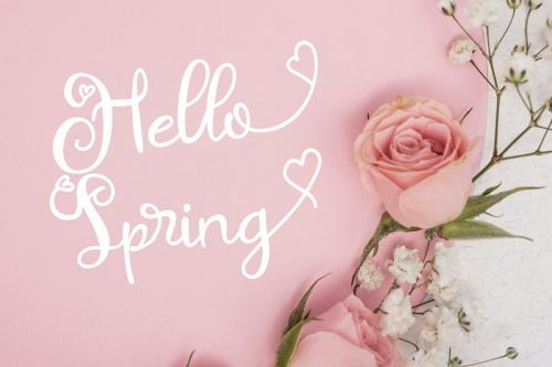 Rathury Decorative Script Font  9