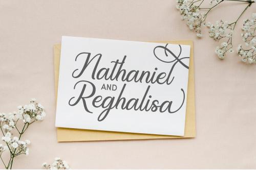 Regalhisa Calligraphy Script Font 1