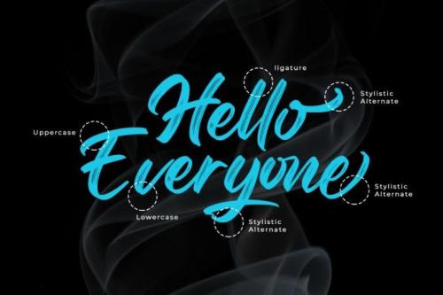 Regular Brush Script Font 5