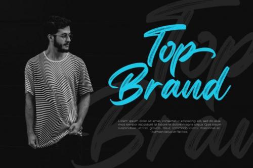 Regular Brush Script Font 6