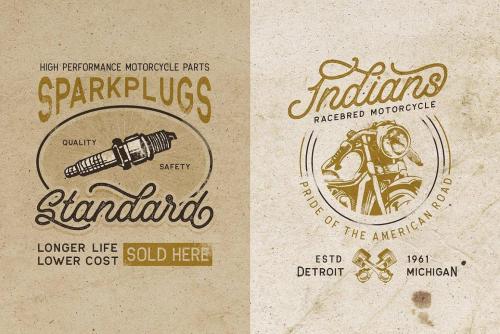 Retrology Script Font 10