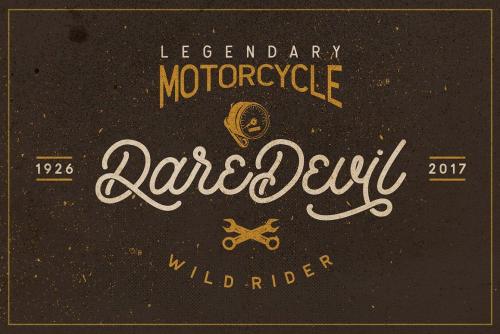 Retrology Script Font 3