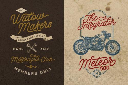 Retrology Script Font 7