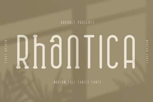 Rhantica Display Font