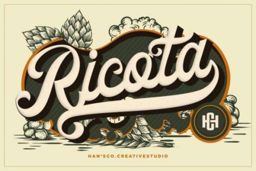 Ricota Casual Script Typeface 1
