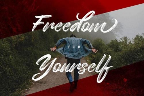 Rightside Brush Font 1