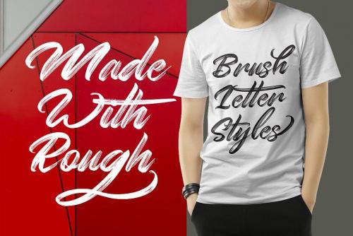 Rightside Brush Font 4