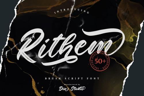 Rithem Brush Script Font 1